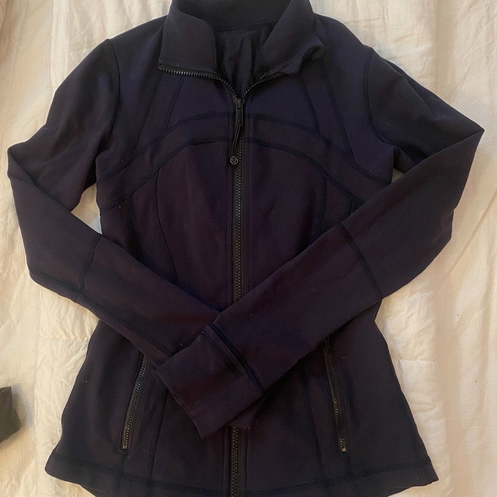 Navy Lulu Lemon Zip up